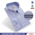 100% cotton striped button down men shirts